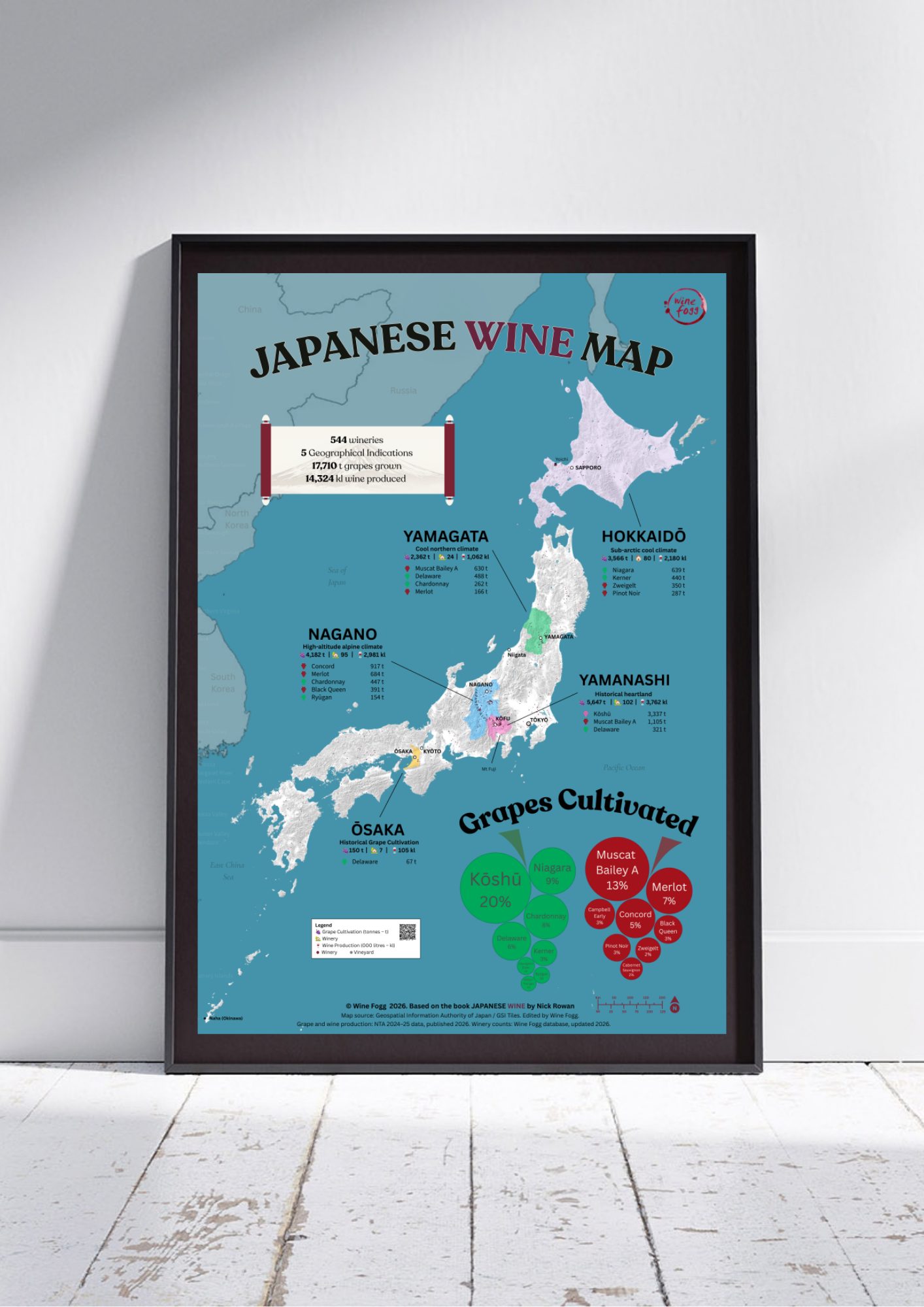 Japan Wine Map
