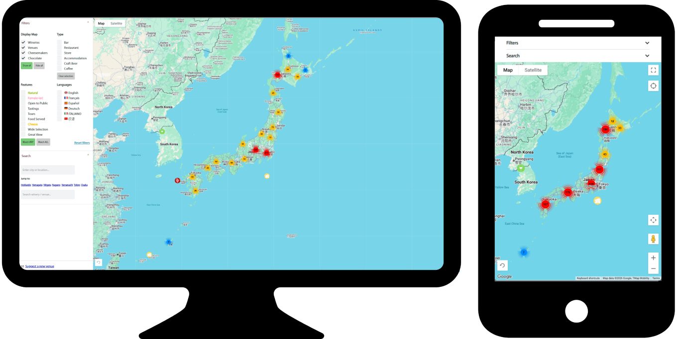 Premium Access maps